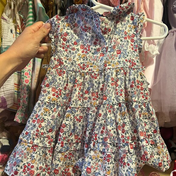 Janie and Jack Dress - The Park Blooms Baby Dress - 3-6 months - Picture 2 of 3